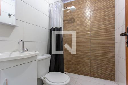 Banheiro de kitnet/studio para alugar com 1 quarto, 30m² em Cenaculo, Belo Horizonte