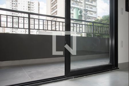 Varanda do Studio de kitnet/studio à venda com 1 quarto, 29m² em Mirandópolis, São Paulo