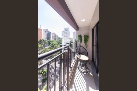 Sacada de kitnet/studio para alugar com 1 quarto, 30m² em Campo Belo, São Paulo