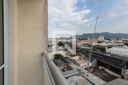 Varanda da Sala de apartamento à venda com 2 quartos, 49m² em São Cristóvão, Rio de Janeiro