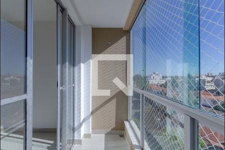 Varanda da Sala de apartamento para alugar com 3 quartos, 59m² em Paquetá, Belo Horizonte