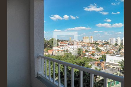Varanda da Sala de apartamento para alugar com 1 quarto, 26m² em Vila Mangalot, São Paulo