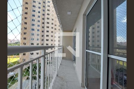 Varanda do Quarto de apartamento para alugar com 1 quarto, 28m² em Socorro, São Paulo