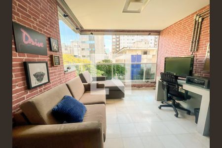 varanda de apartamento à venda com 4 quartos, 178m² em Santo Agostinho, Belo Horizonte