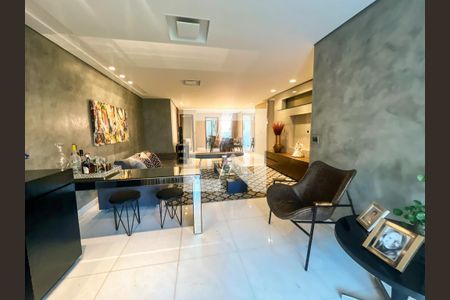 sala  de apartamento à venda com 4 quartos, 178m² em Santo Agostinho, Belo Horizonte