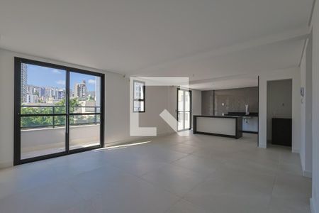 Sala de apartamento à venda com 2 quartos, 105m² em Funcionários, Belo Horizonte