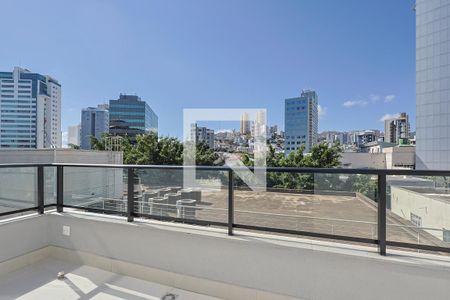 Varanda da Sala de apartamento à venda com 2 quartos, 105m² em Funcionários, Belo Horizonte