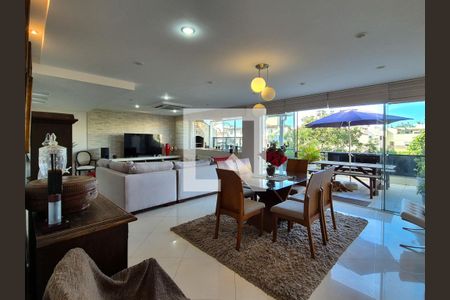 Sala de apartamento à venda com 4 quartos, 329m² em Recreio dos Bandeirantes, Rio de Janeiro