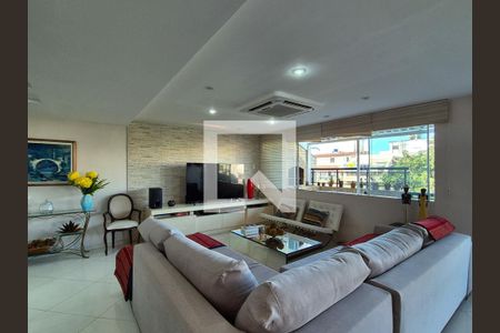 Sala de apartamento à venda com 4 quartos, 329m² em Recreio dos Bandeirantes, Rio de Janeiro