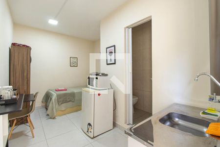 Sala/ Quarto/ cozinha  de apartamento para alugar com 1 quarto, 15m² em Jardim Vila Mariana, São Paulo