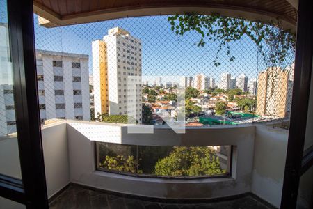 Varanda Sala de apartamento à venda com 3 quartos, 100m² em Campo Belo, São Paulo