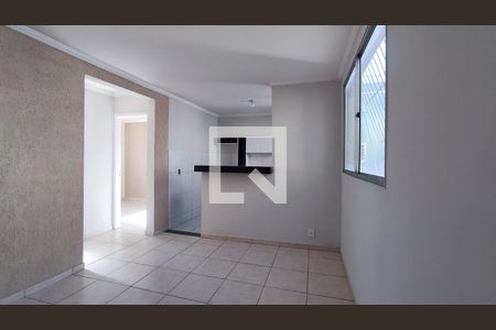 Sala de apartamento para alugar com 2 quartos, 45m² em Sapucaias, Contagem