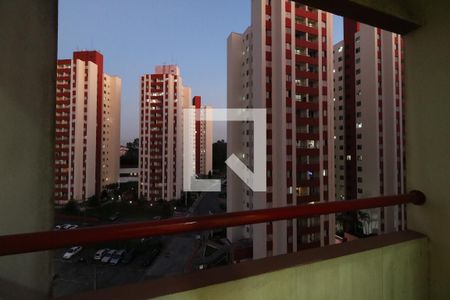 Sacada da Sala de apartamento para alugar com 3 quartos, 79m² em Jardim do Estádio, Santo André