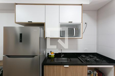 Cozinha de apartamento para alugar com 1 quarto, 31m² em Vila Zilda, São Paulo