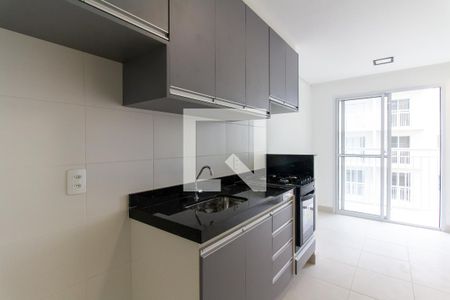 Cozinha de apartamento à venda com 1 quarto, 31m² em Bom Retiro, São Paulo