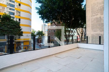 Varanda do Quarto de apartamento para alugar com 1 quarto, 45m² em Consolação, São Paulo
