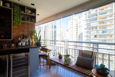 Varanda de apartamento à venda com 3 quartos, 77m² em Consolação, São Paulo