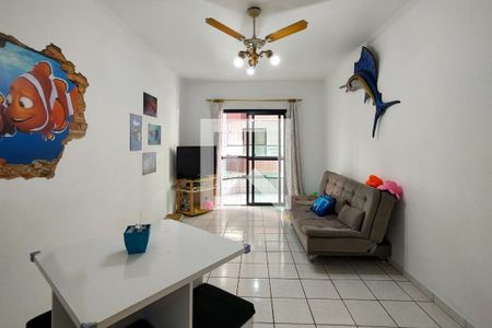 Sala de apartamento para alugar com 1 quarto, 57m² em Ocian, Praia Grande