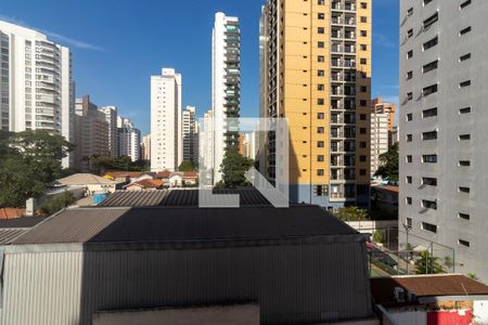 Vista da Sala de apartamento à venda com 2 quartos, 70m² em Indianópolis, São Paulo
