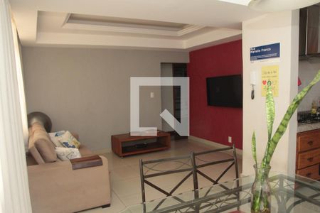 Sala de apartamento à venda com 3 quartos, 97m² em Dona Clara, Belo Horizonte
