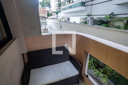 Varanda de apartamento à venda com 3 quartos, 105m² em Botafogo, Rio de Janeiro