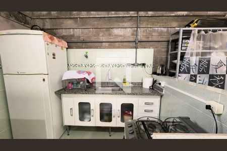 Cozinha e Área de Serviço de casa de condomínio à venda com 2 quartos, 54m² em Jardim Colonia, Jundiaí