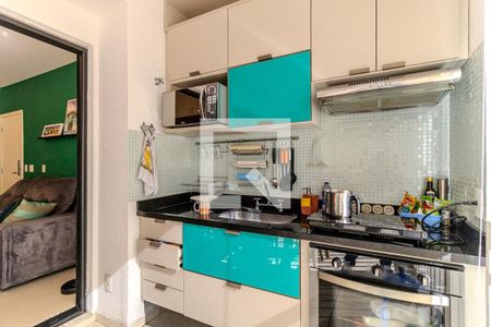 Cozinha de apartamento para alugar com 2 quartos, 60m² em Santa Cecília, São Paulo