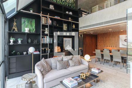 Sala de Estar de apartamento à venda com 4 quartos, 483m² em Barra da Tijuca, Rio de Janeiro