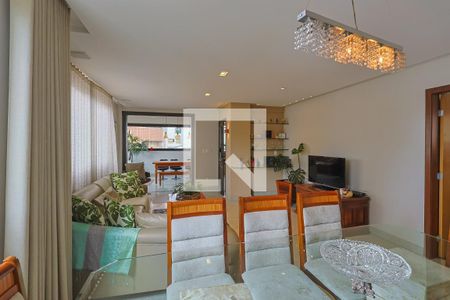 Sala de apartamento à venda com 4 quartos, 168m² em Gutierrez, Belo Horizonte