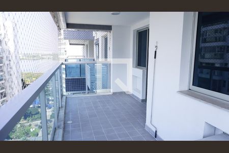 Varanda - Sala de apartamento à venda com 3 quartos, 91m² em Jacarepaguá, Rio de Janeiro