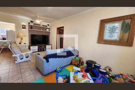Sala de apartamento para alugar com 3 quartos, 152m² em Boqueirão, Santos