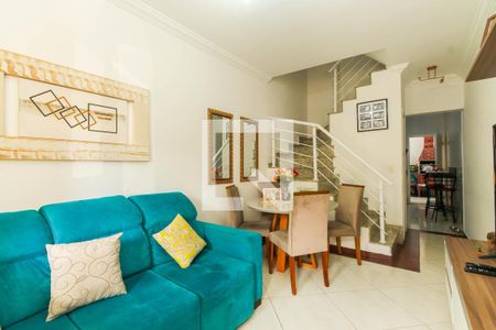 Sala de casa de condomínio à venda com 3 quartos, 101m² em Penha de França, São Paulo