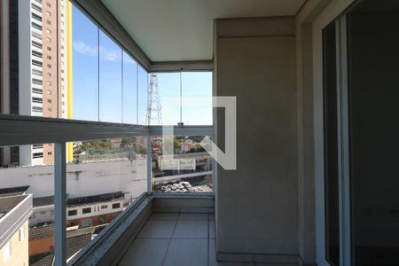Sacada da Sala de apartamento para alugar com 2 quartos, 57m² em Jardim, Santo André
