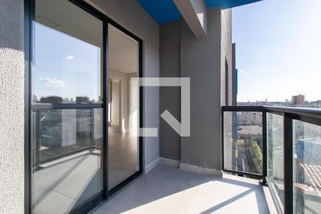 Varanda da Sala de apartamento para alugar com 2 quartos, 63m² em Campo Comprido, Curitiba