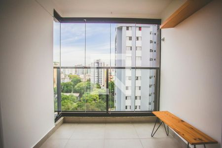Varanda Integrada de kitnet/studio para alugar com 1 quarto, 32m² em Chácara Inglesa, São Paulo