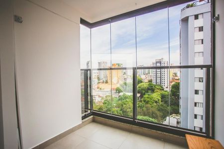 Varanda Integrada de kitnet/studio à venda com 1 quarto, 32m² em Chácara Inglesa, São Paulo