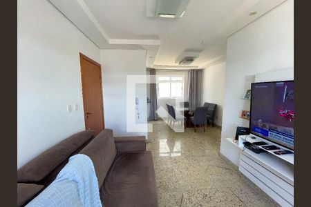 Sala de apartamento à venda com 3 quartos, 80m² em Santa Cruz Industrial, Contagem