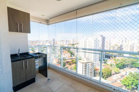 Sacada da Sala de apartamento para alugar com 2 quartos, 67m² em Vila Alexandria, São Paulo