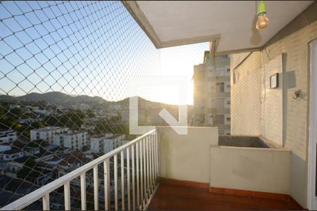 Varanda da Sala de apartamento para alugar com 2 quartos, 70m² em Praça Seca, Rio de Janeiro