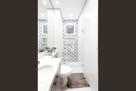 Banheiro de apartamento para alugar com 1 quarto, 33m² em Parada Inglesa, São Paulo