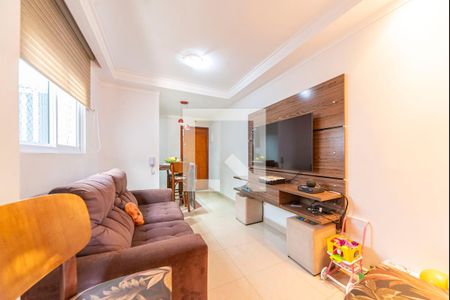 Sala de apartamento à venda com 2 quartos, 96m² em Vila Amabile Pezzolo, Santo André