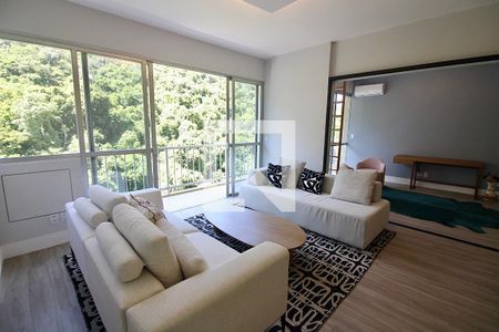 Sala de apartamento à venda com 3 quartos, 129m² em São Conrado, Rio de Janeiro