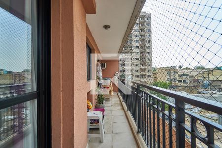 Sala Varanda de apartamento para alugar com 2 quartos, 73m² em São Cristóvão, Rio de Janeiro