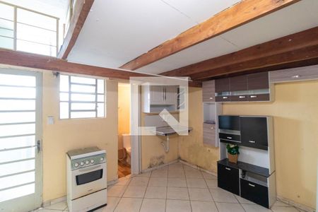 Sala e Cozinha de kitnet/studio para alugar com 1 quarto, 30m² em Jardim Yeda, Campinas