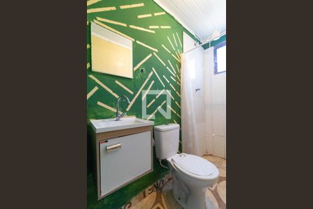 Banheiro de kitnet/studio para alugar com 1 quarto, 30m² em Jardim Yeda, Campinas