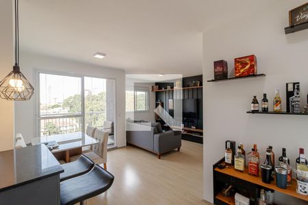 Sala de apartamento à venda com 1 quarto, 55m² em Vila Dom Pedro I, São Paulo