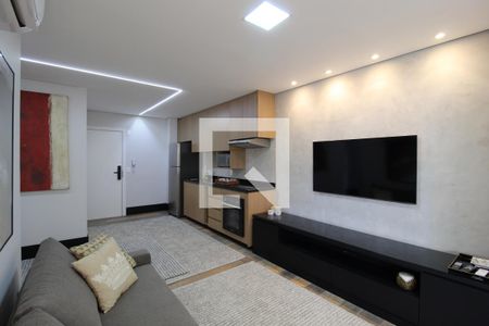 Sala/Cozinha de apartamento para alugar com 2 quartos, 75m² em Vila Nova Conceição, São Paulo