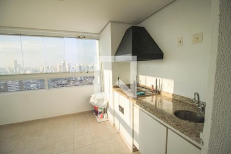 Varanda da sala de apartamento para alugar com 2 quartos, 74m² em Vila Bertioga, São Paulo