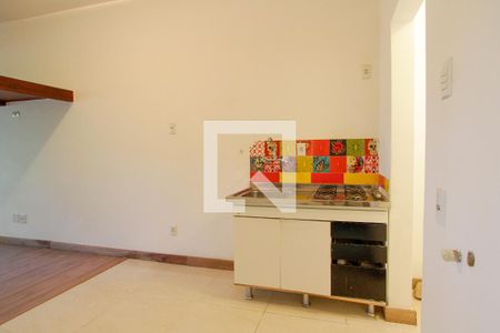 Cozinha - Sala de kitnet/studio à venda com 1 quarto, 32m² em São Conrado, Rio de Janeiro