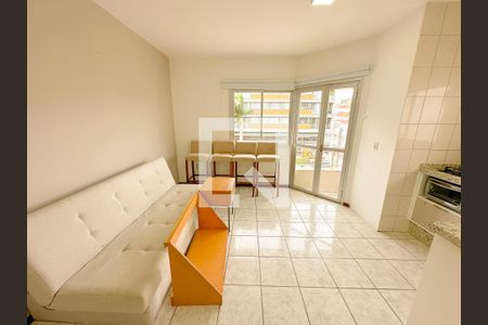 Sala/Cozinha de apartamento para alugar com 1 quarto, 40m² em Jurerê, Florianópolis